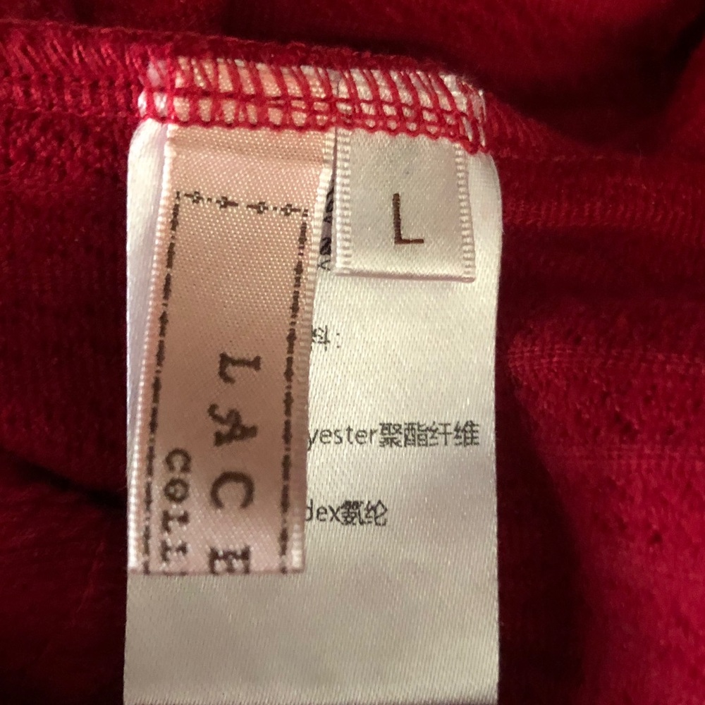 LACEMADE Strawberry Farm ribbed knit wrap cardigan - Picture 10 of 11